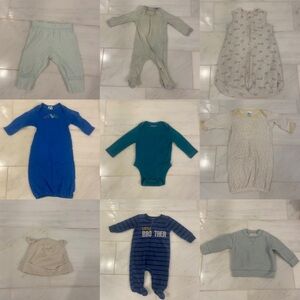 BABY BOY SIZE 0-3 MONTH (0-3M) CLOTHING LOT